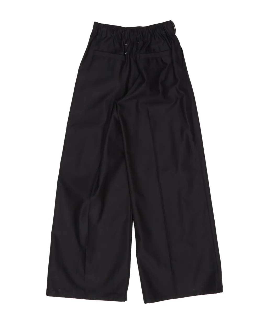 Maison Margiela Wide-Leg Pleated Trousers