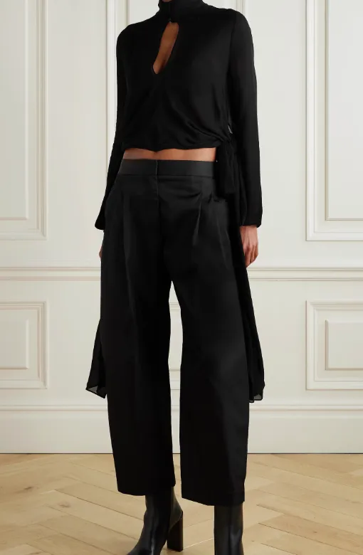 Technical Taffeta Tailored Pants