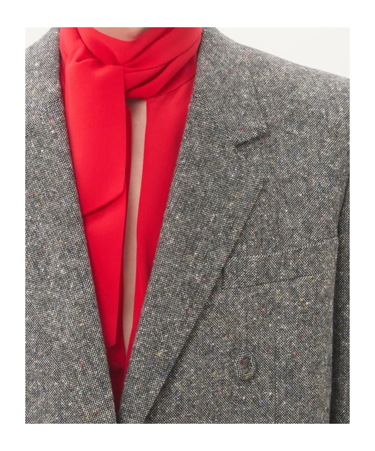Valentino Double-Breasted Long-Sleeved Blazer