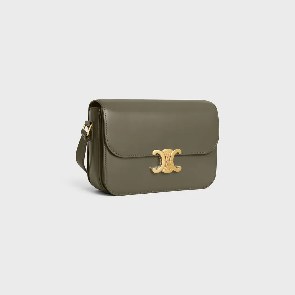 Classique Triomphe Bag In Shiny Calfskin