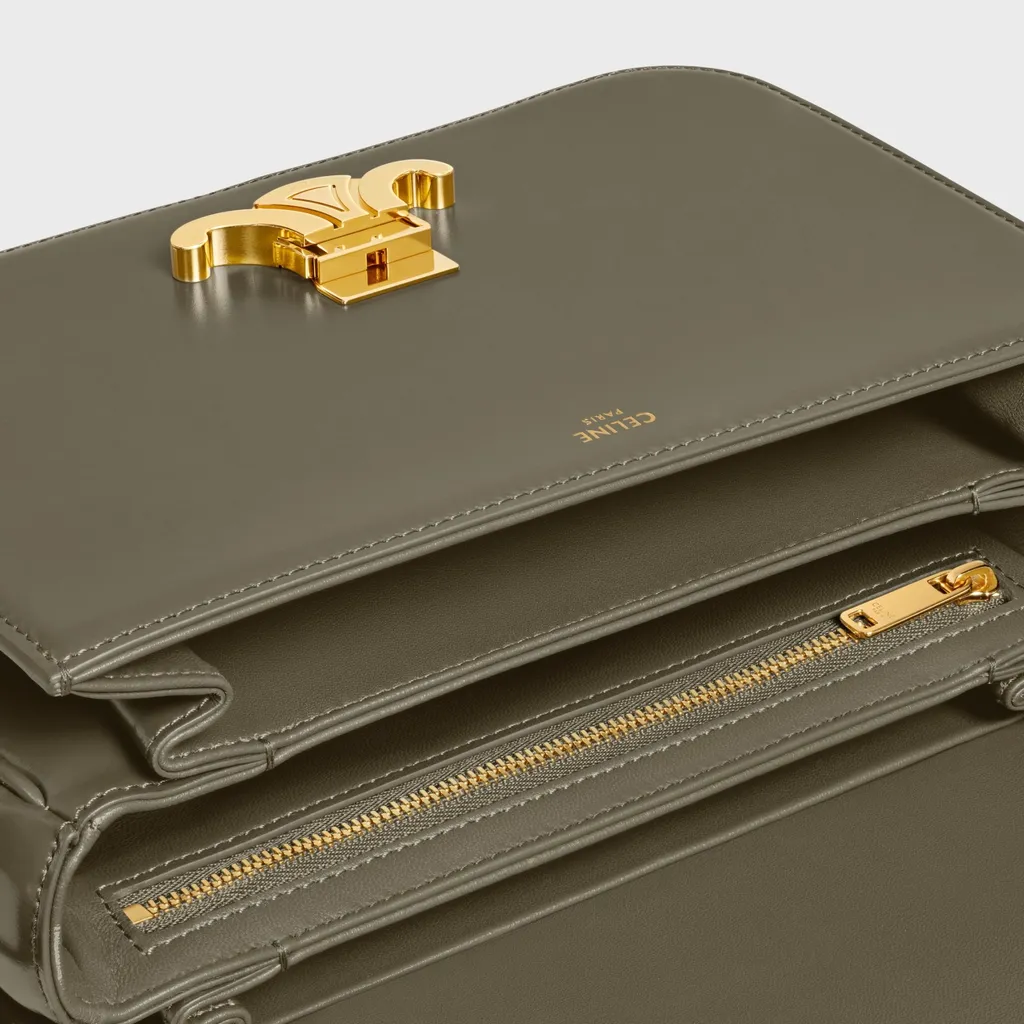Classique Triomphe Bag In Shiny Calfskin