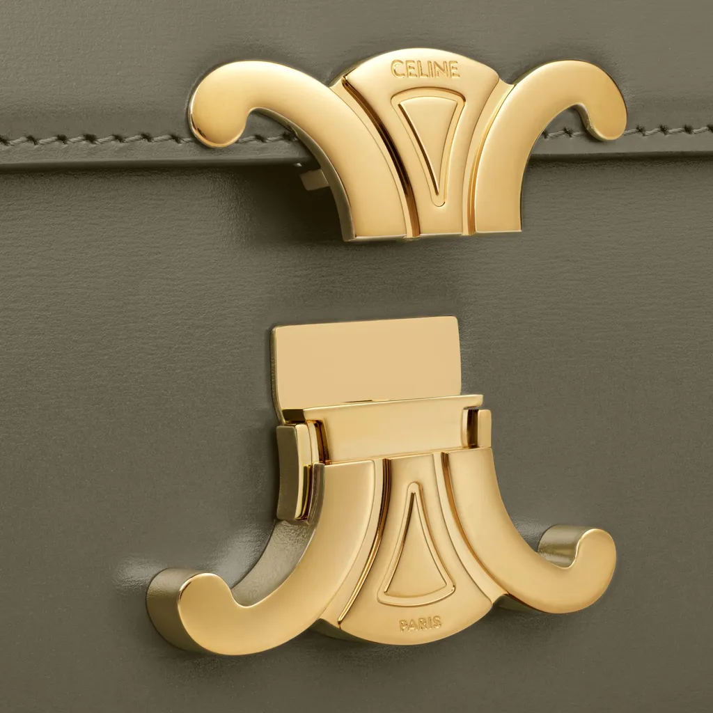 Classique Triomphe Bag In Shiny Calfskin