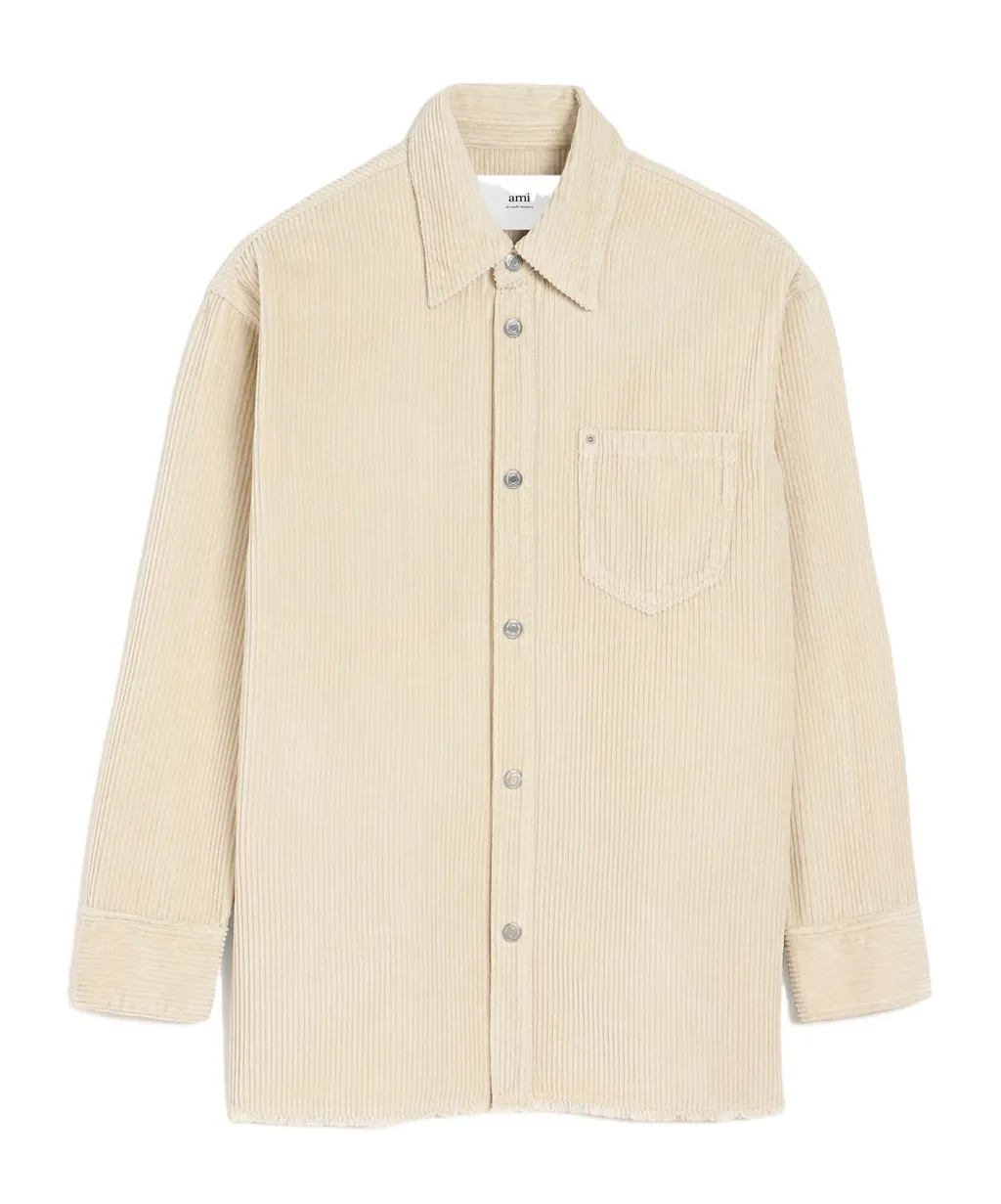 Ami Paris Corduroy Velvet Overshirt