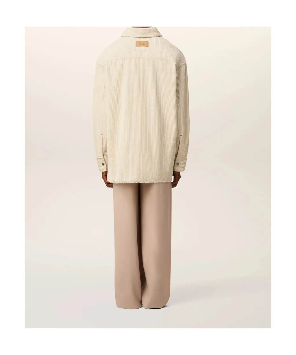Ami Paris Corduroy Velvet Overshirt
