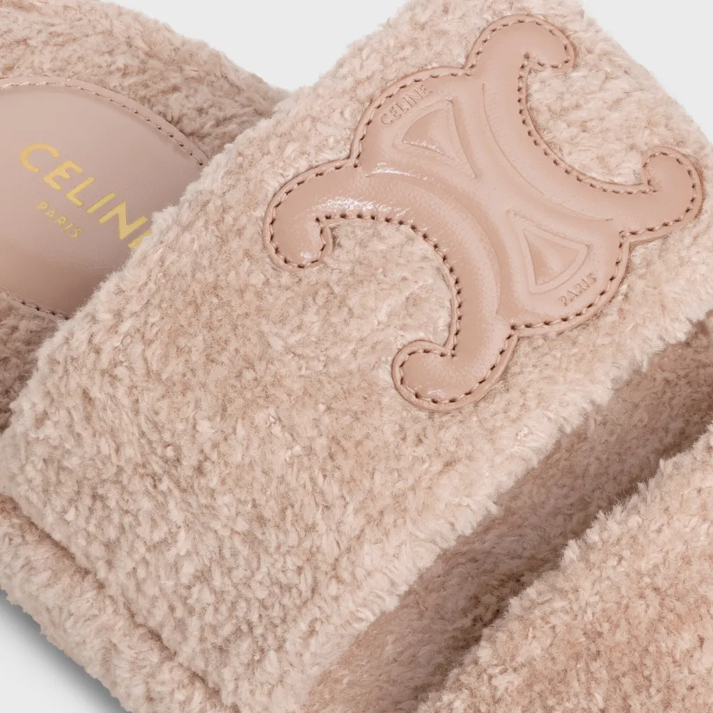 Triomphe Open-Toe Slippers