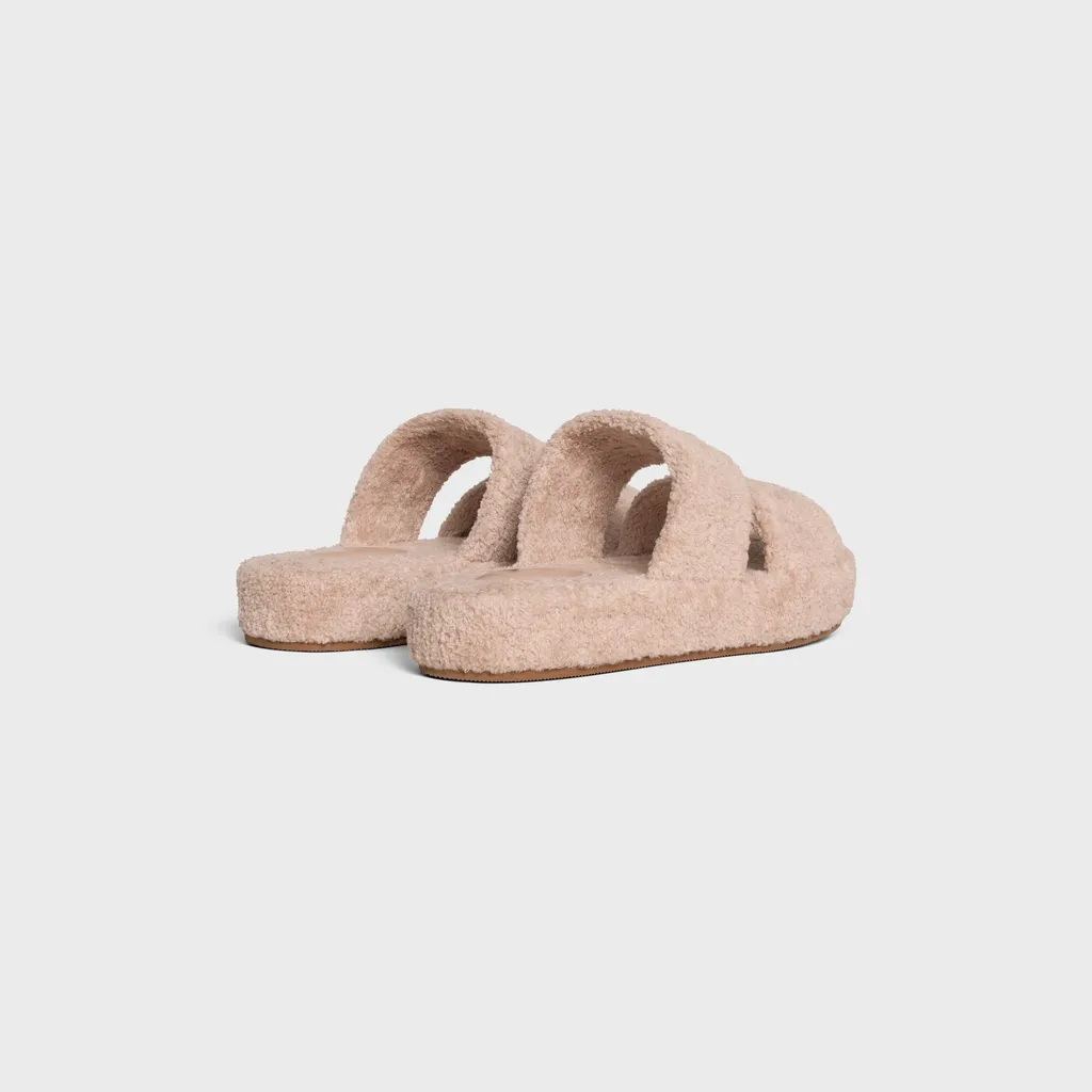 Triomphe Open-Toe Slippers