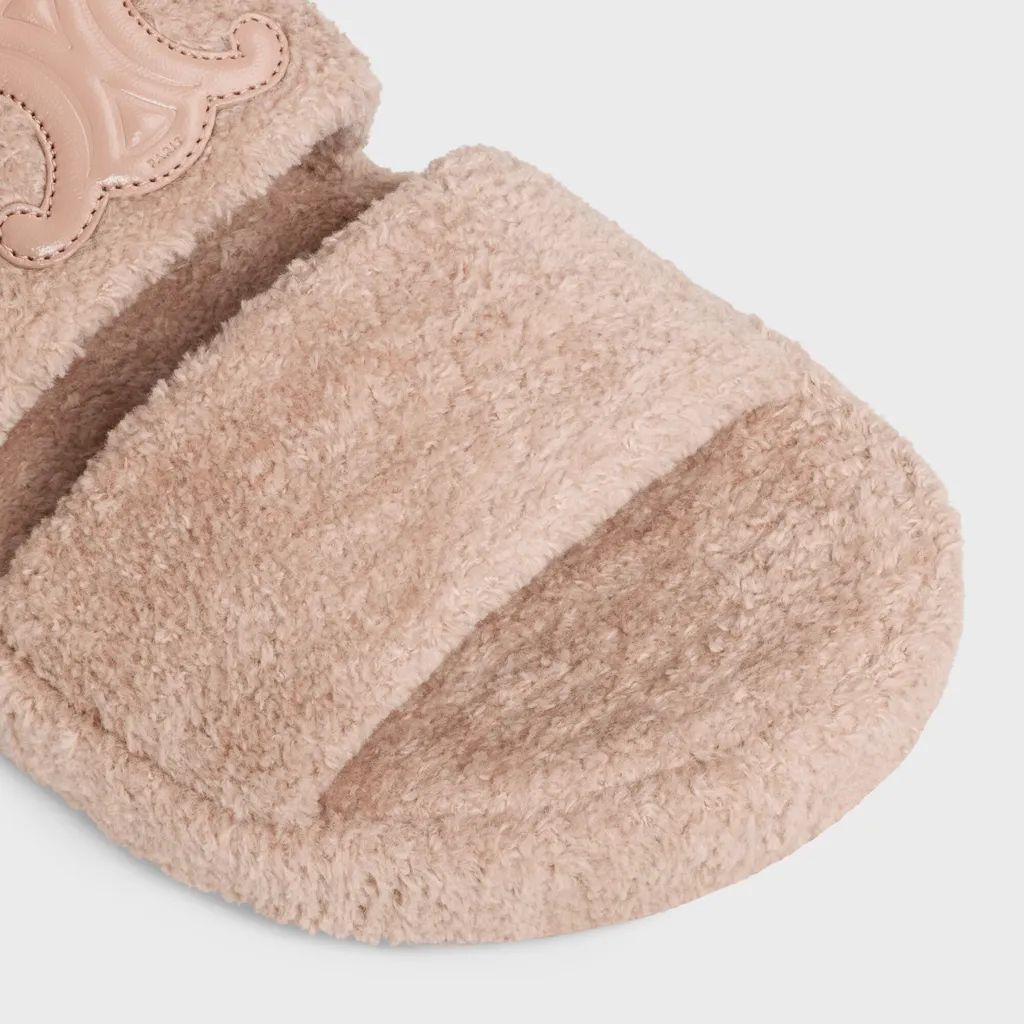 Triomphe Open-Toe Slippers