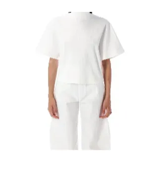 AlaÏA Ribbed High Neck T-Shirt