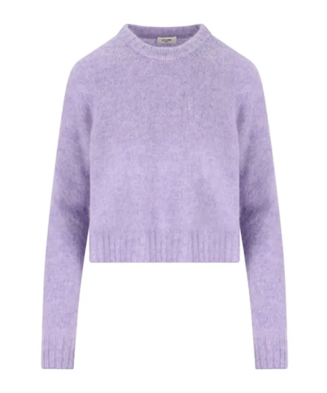 Crewneck Sweater In Shetland Wool