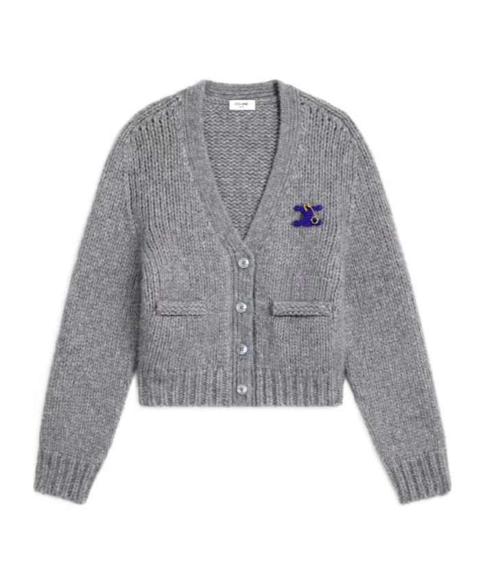 Cardigan In Cashmere And Silk