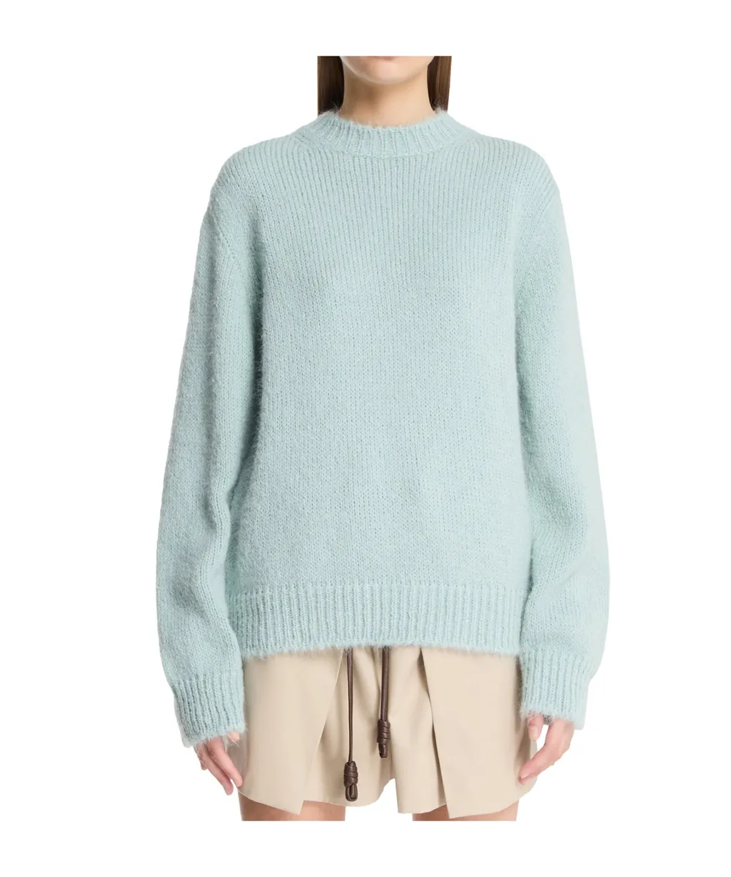 Crew-Neck Long-Sleeve Sweater