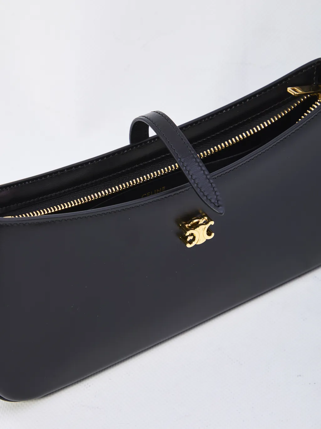 Tina Shoulder Bag In Shiny Calfskin