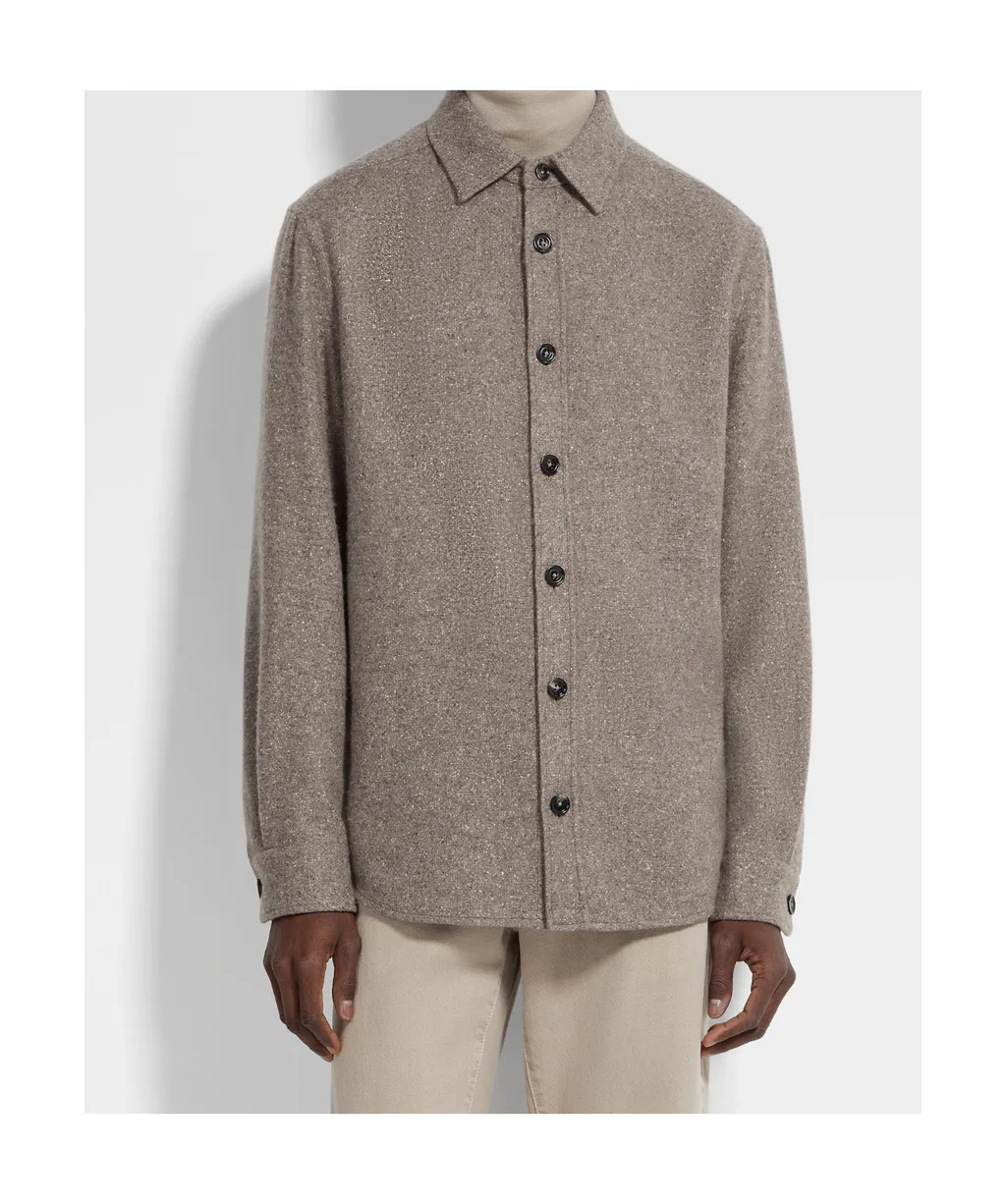 Cashmere-Silk Overshirt