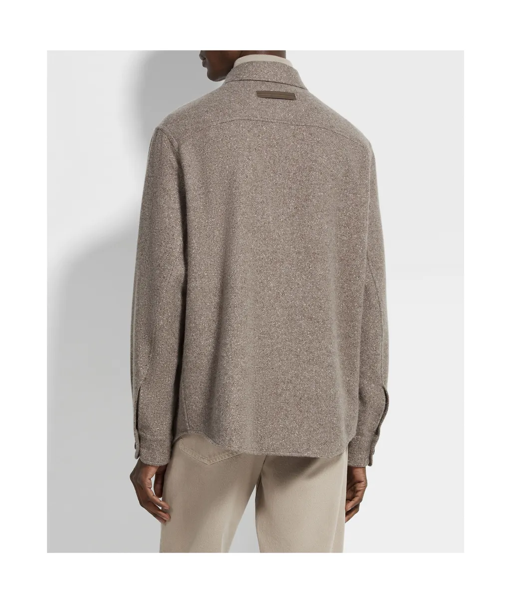 Cashmere-Silk Overshirt