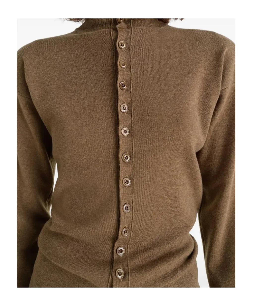 Lemaire Buttoned Fitted Cardigan