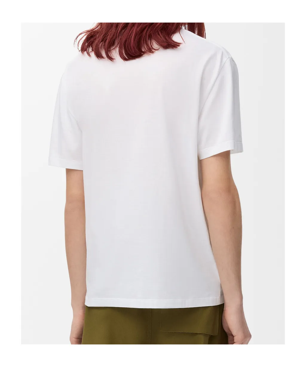 Loewe Logo Embroidered Relaxed Fit T-Shirt