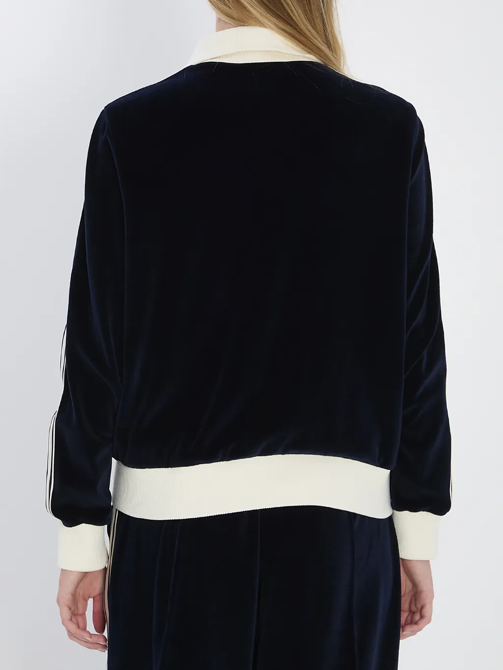 Tracksuit Jacket In Velvet Jersey