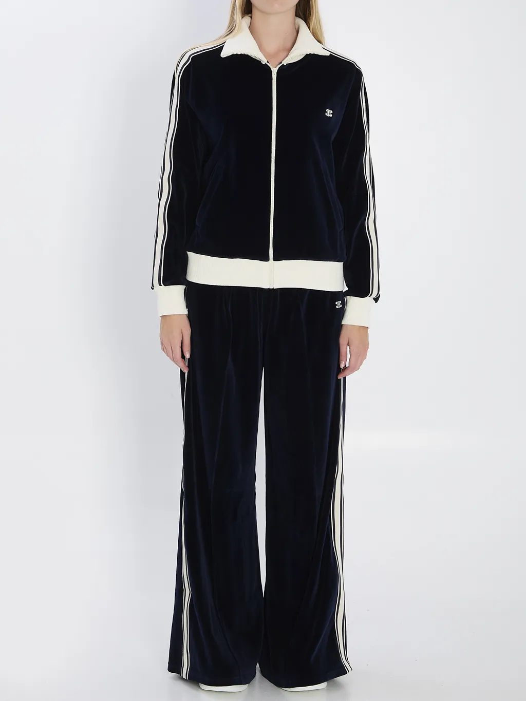 Tracksuit Jacket In Velvet Jersey
