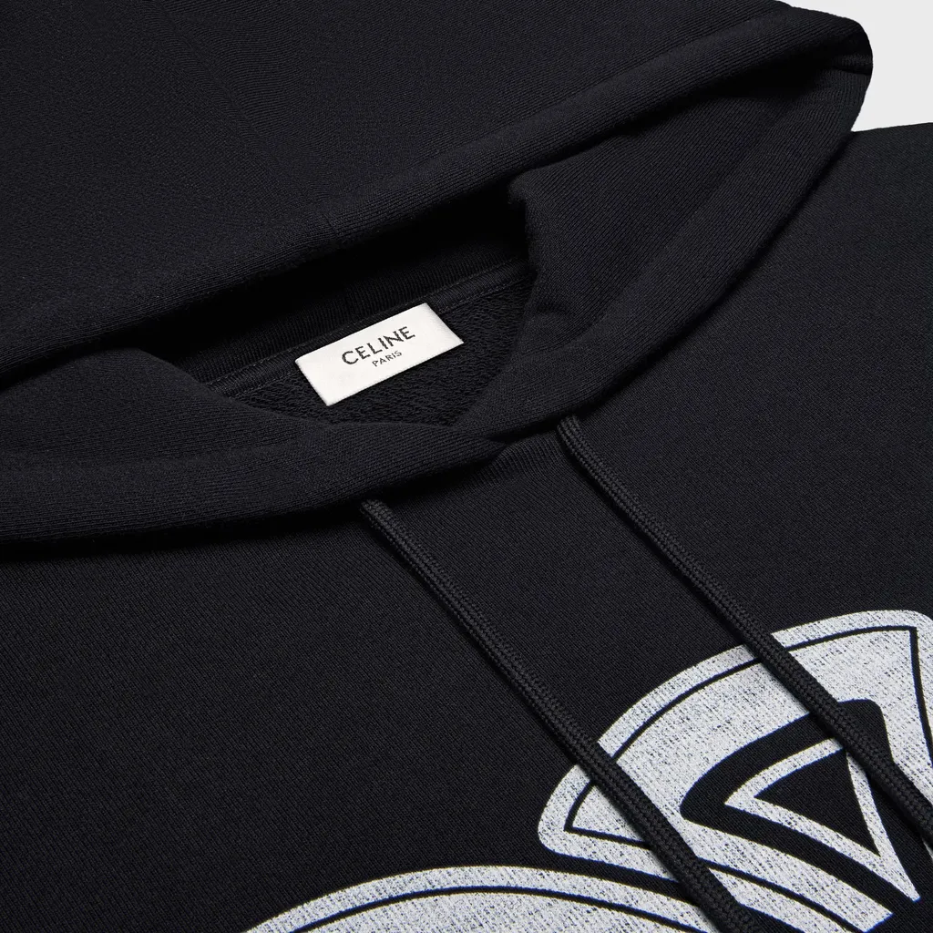 Loose Hoodie In Cotton Fleece