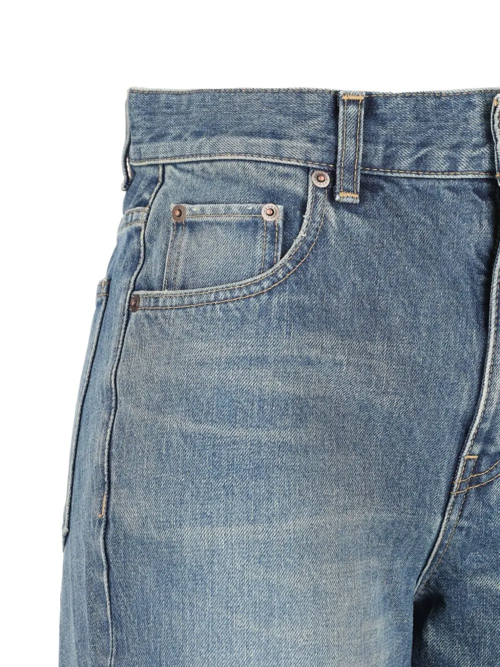 Waistband Denim Trousers