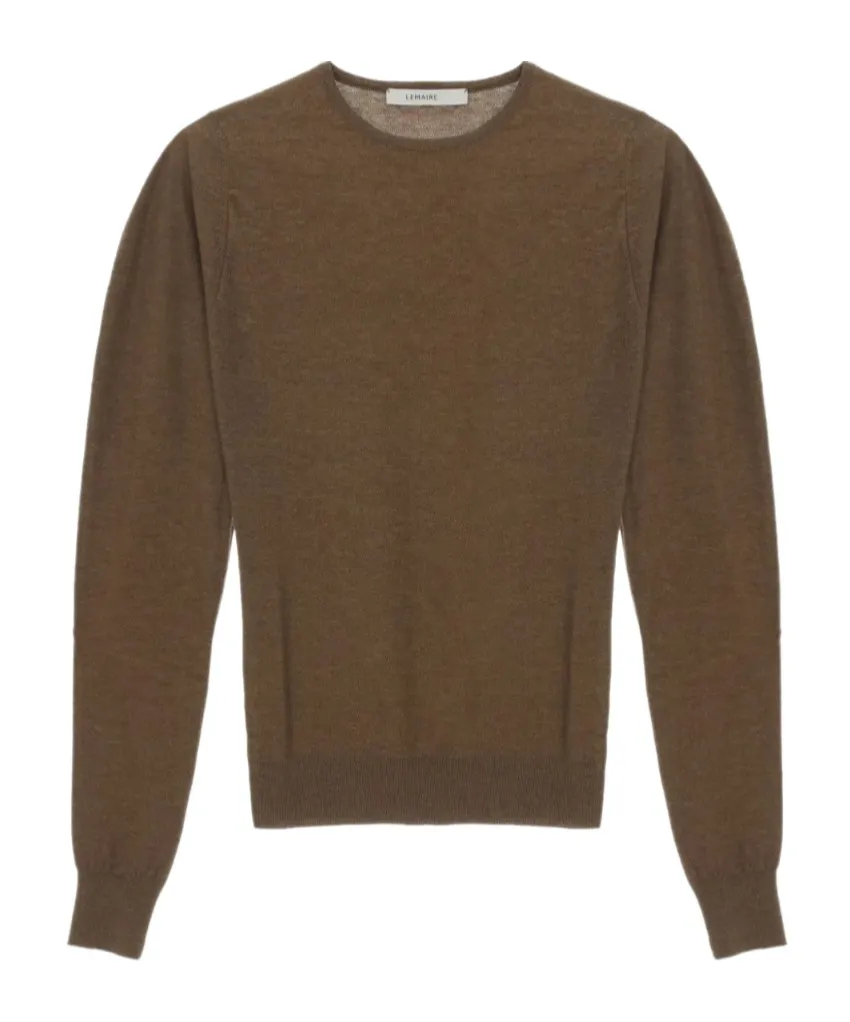 Crew-Neck Wool Sweater