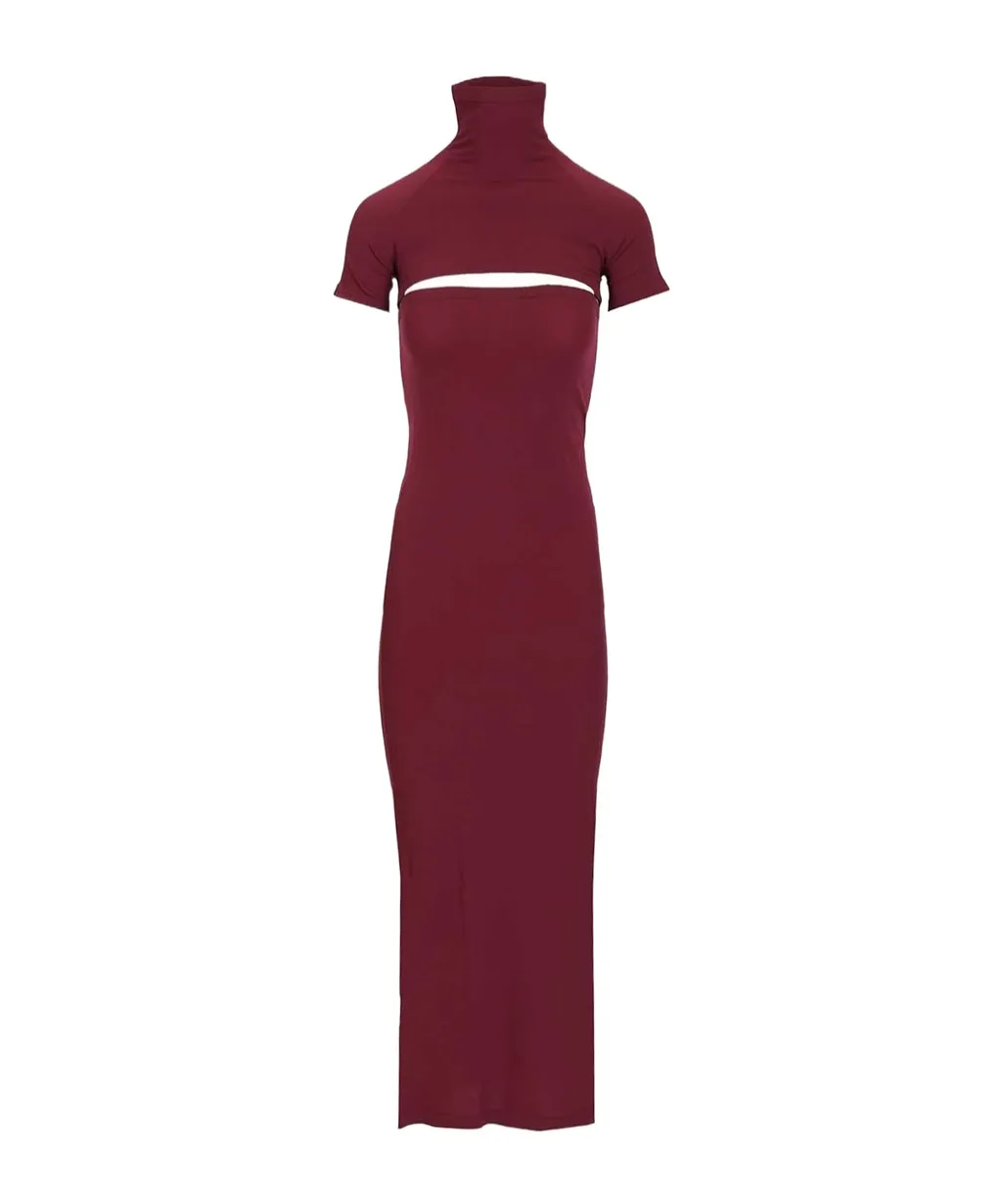 AlaÏA Second-Skin Knit Cut-Out Dress