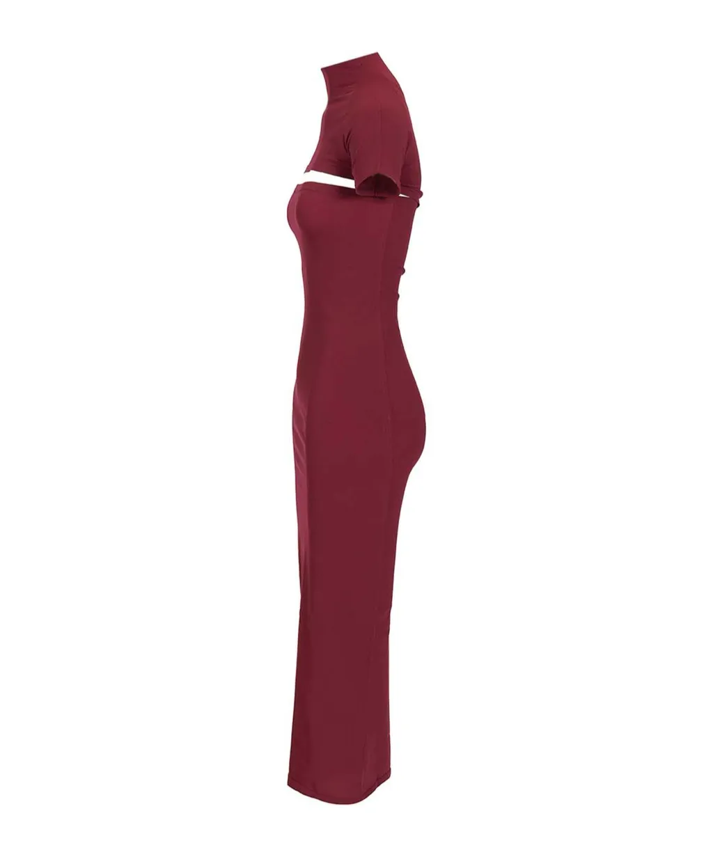 AlaÏA Second-Skin Knit Cut-Out Dress