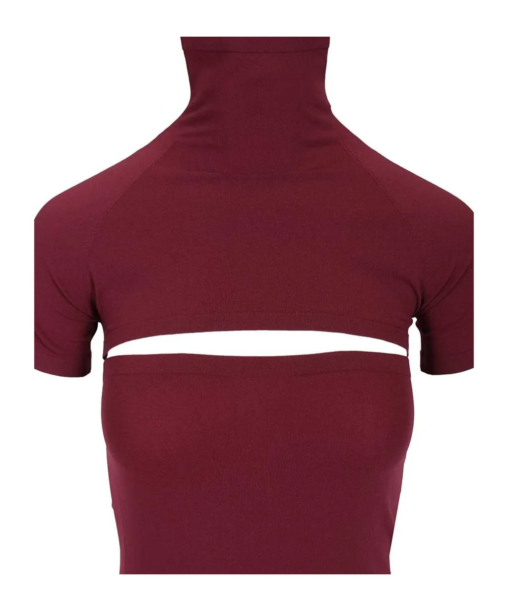 AlaÏA Second-Skin Knit Cut-Out Dress