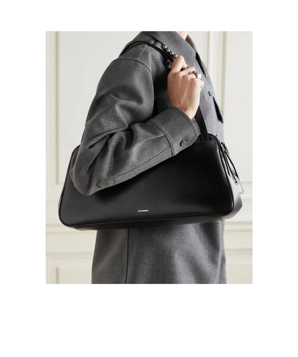 Jil Sander Zip-Up Shoulder Bag