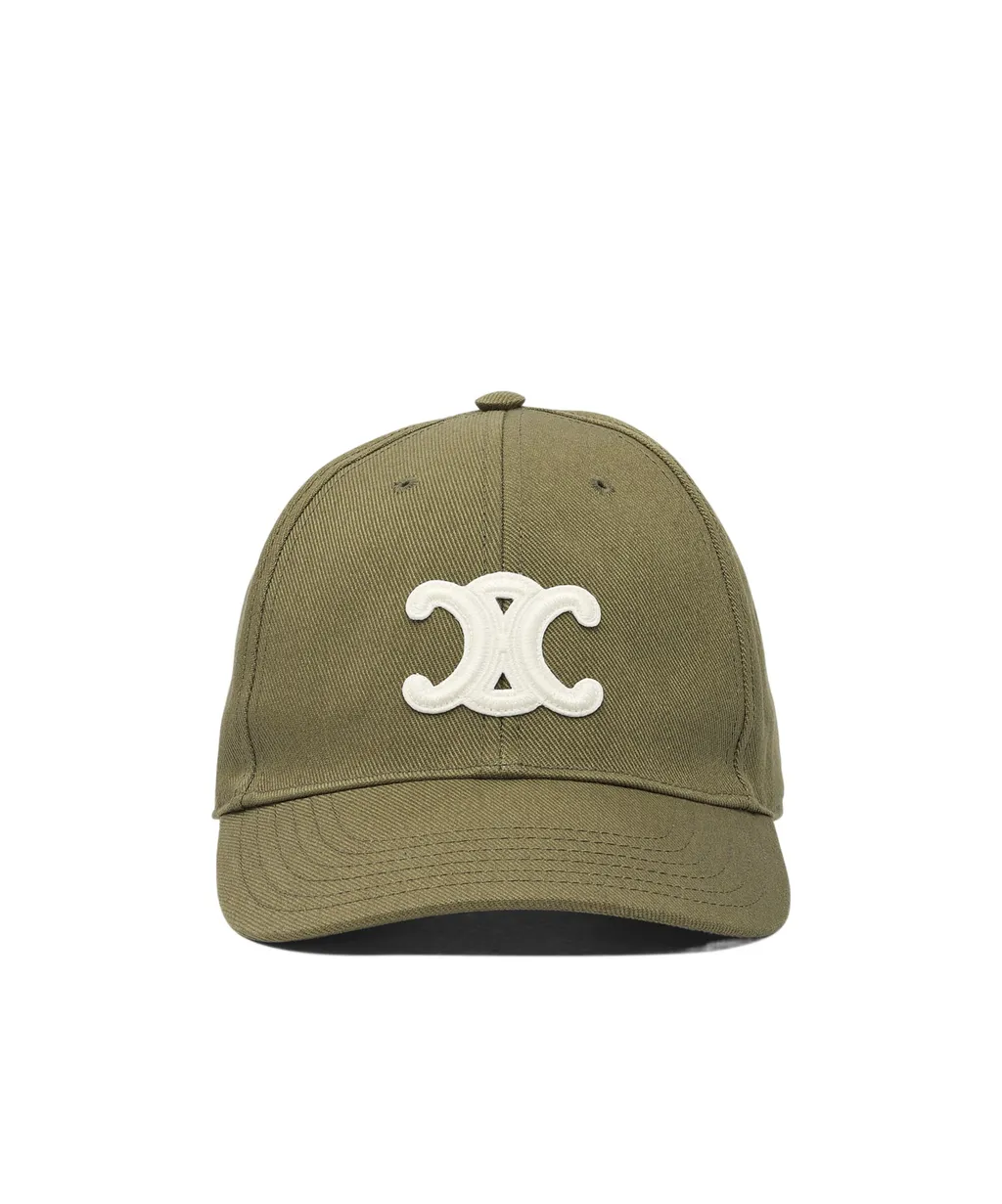 Triomphe Baseball Cap In Cotton Drill
