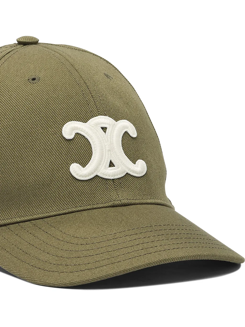 Triomphe Baseball Cap In Cotton Drill