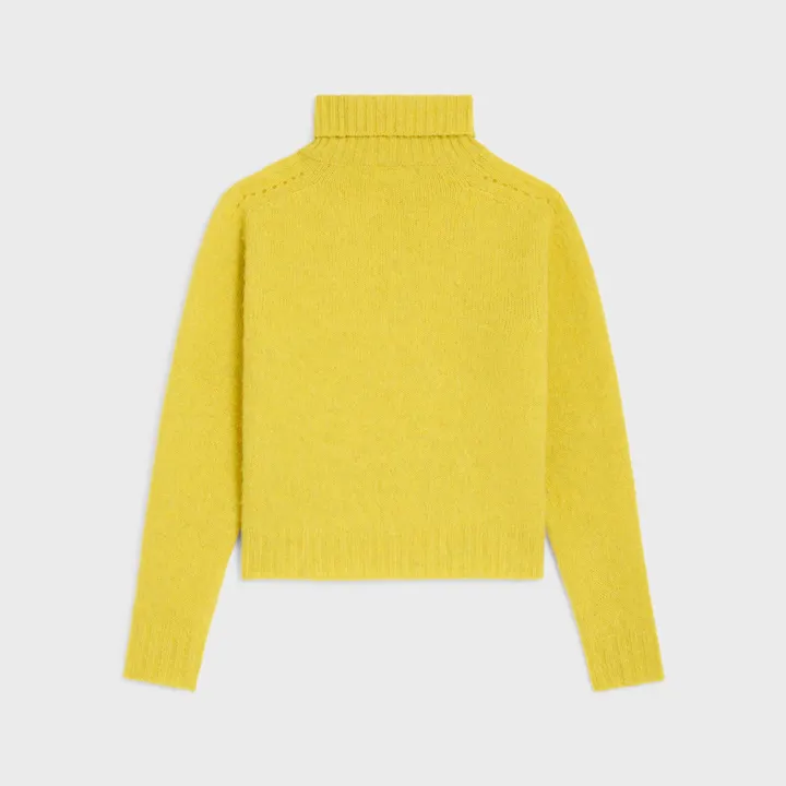 Turtleneck Sweater In Shetland Wool