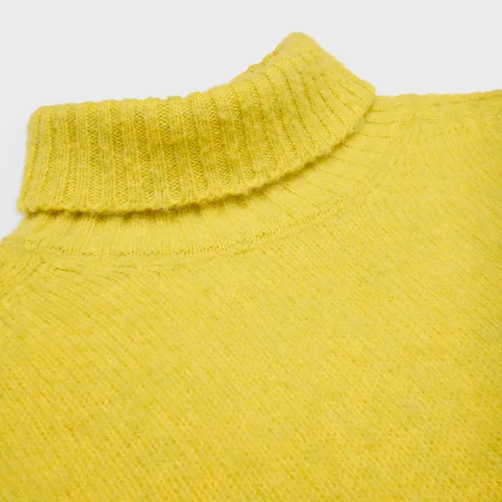 Turtleneck Sweater In Shetland Wool
