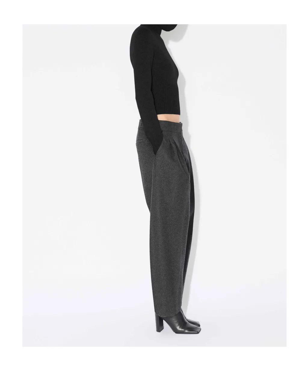 Alaa Flannel Tailored Pants