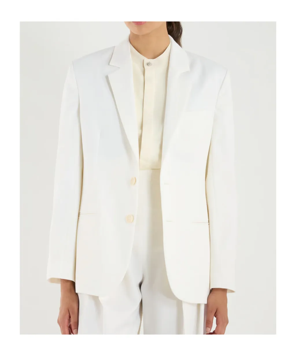 Long-Sleeved Suit Jacket