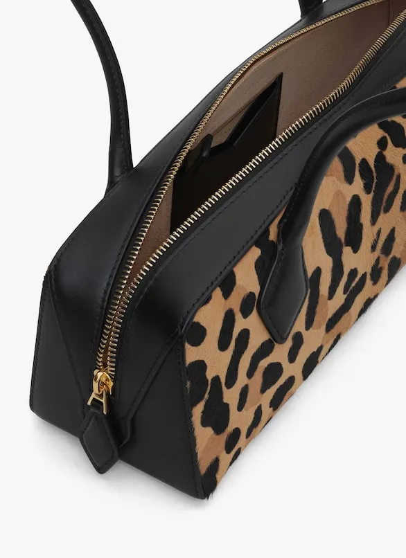 AlaÏA Le Teckel Leopard Printed Medium Bag