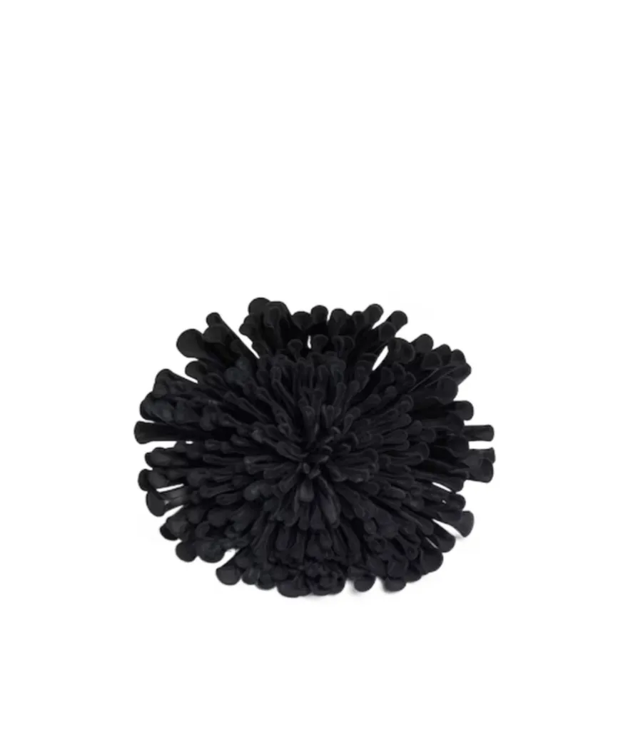 Floral Leather Chocker Necklace
