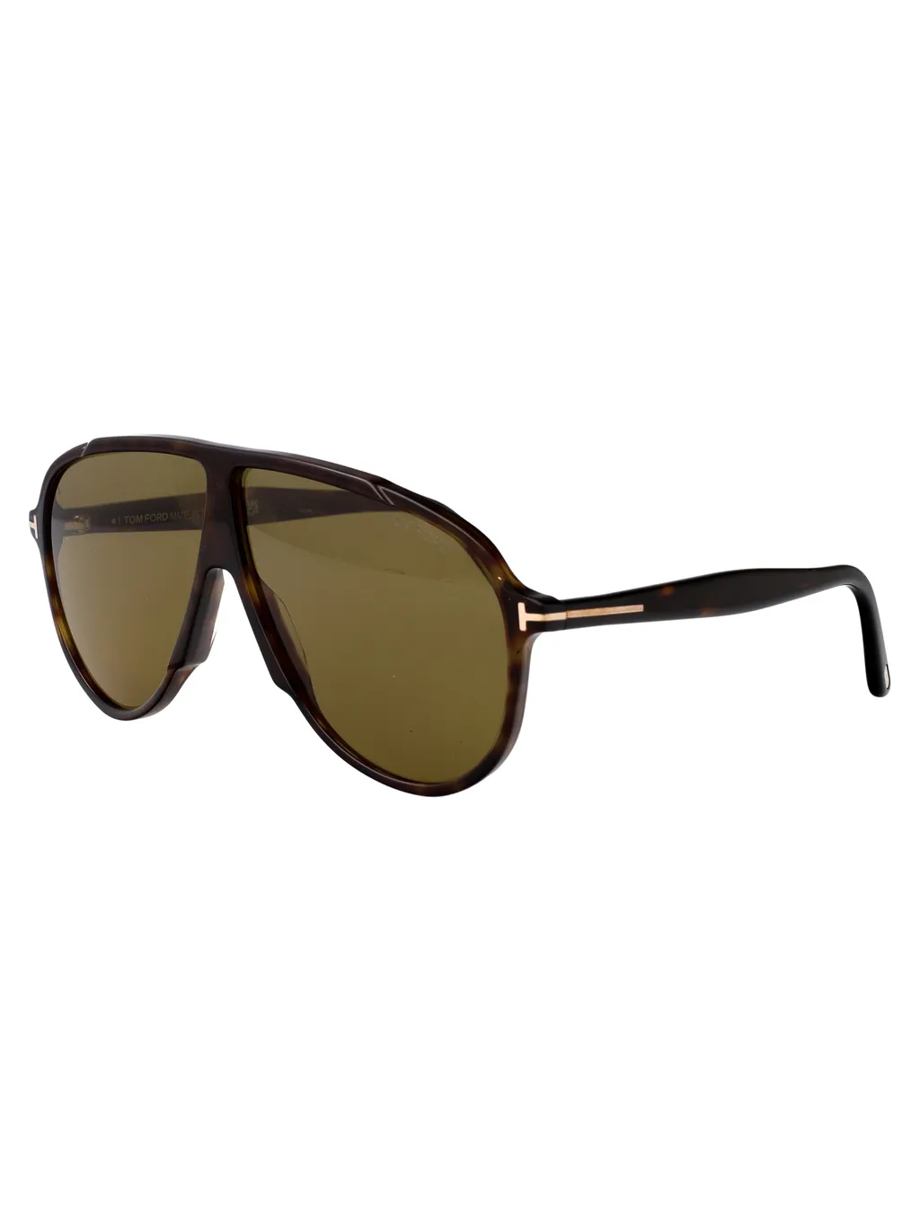 Tom Ford Eyewear Oversized Pilot Frame Sunglasses