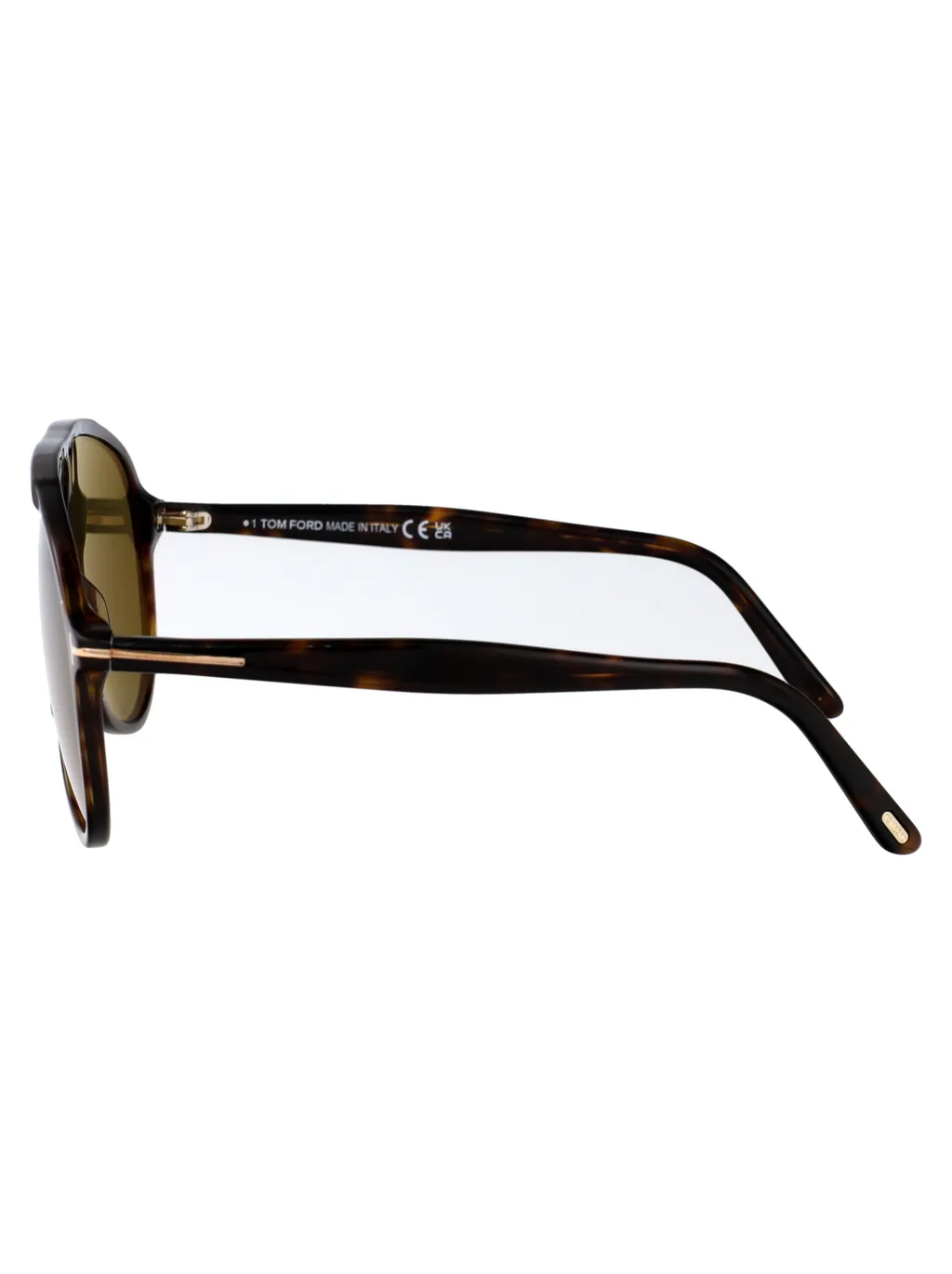 Tom Ford Eyewear Oversized Pilot Frame Sunglasses
