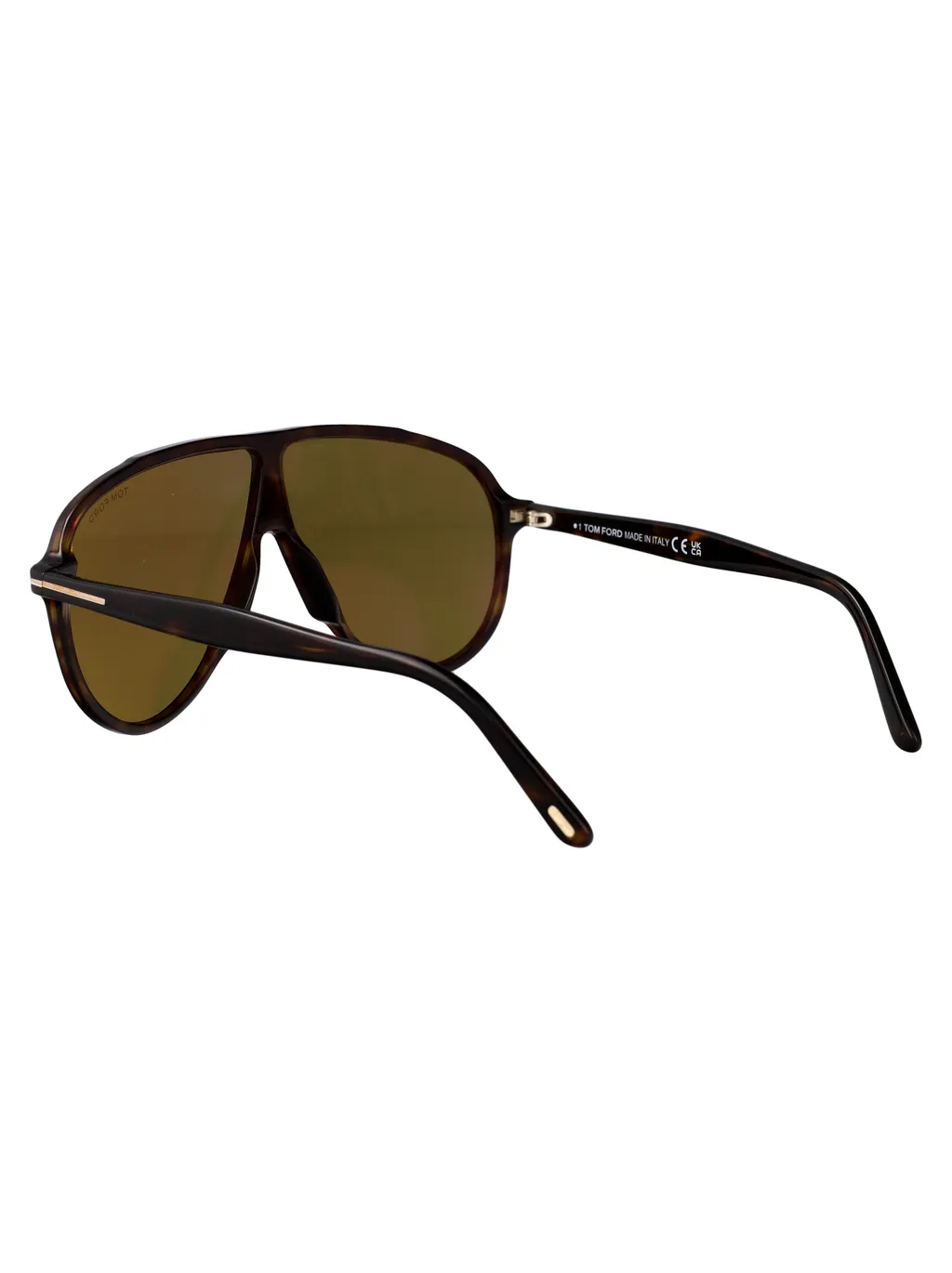 Tom Ford Eyewear Oversized Pilot Frame Sunglasses
