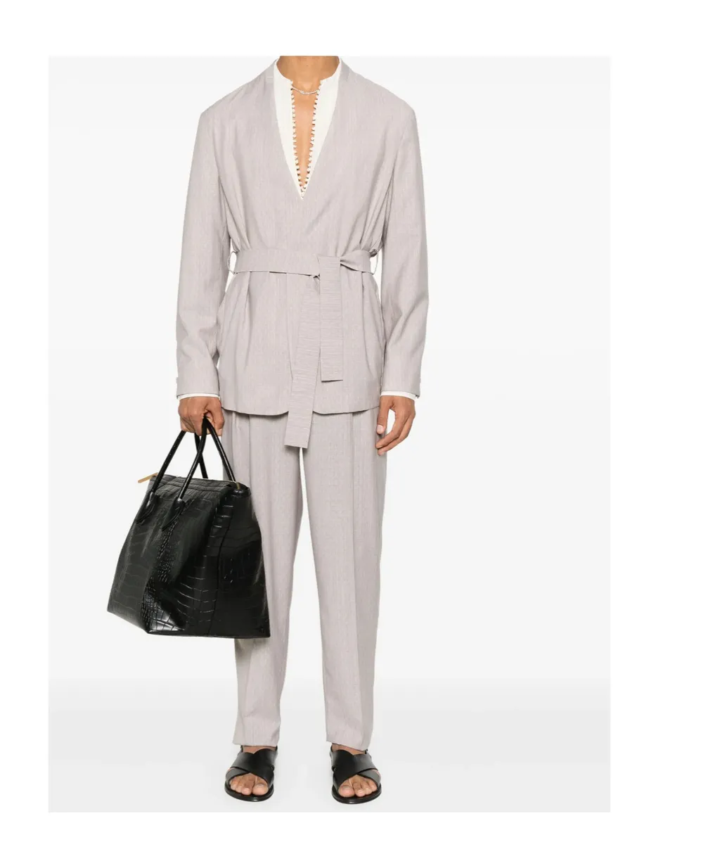 Virgin Wool Single-Breasted Suit