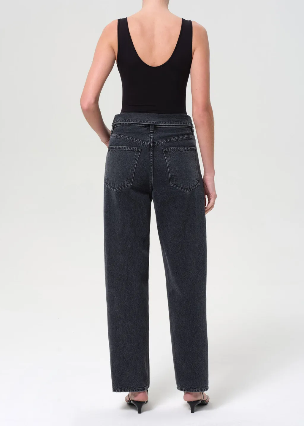 Agolde Echo High-Rise Tapered-Leg Jeans
