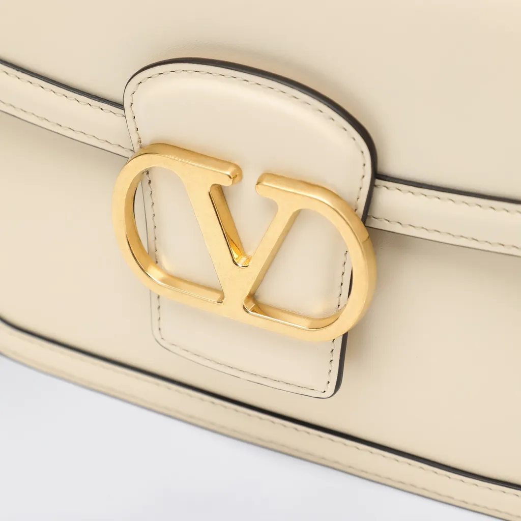 Valentino 9To5 Vlogo Signature Foldover Top Shoulder Bag