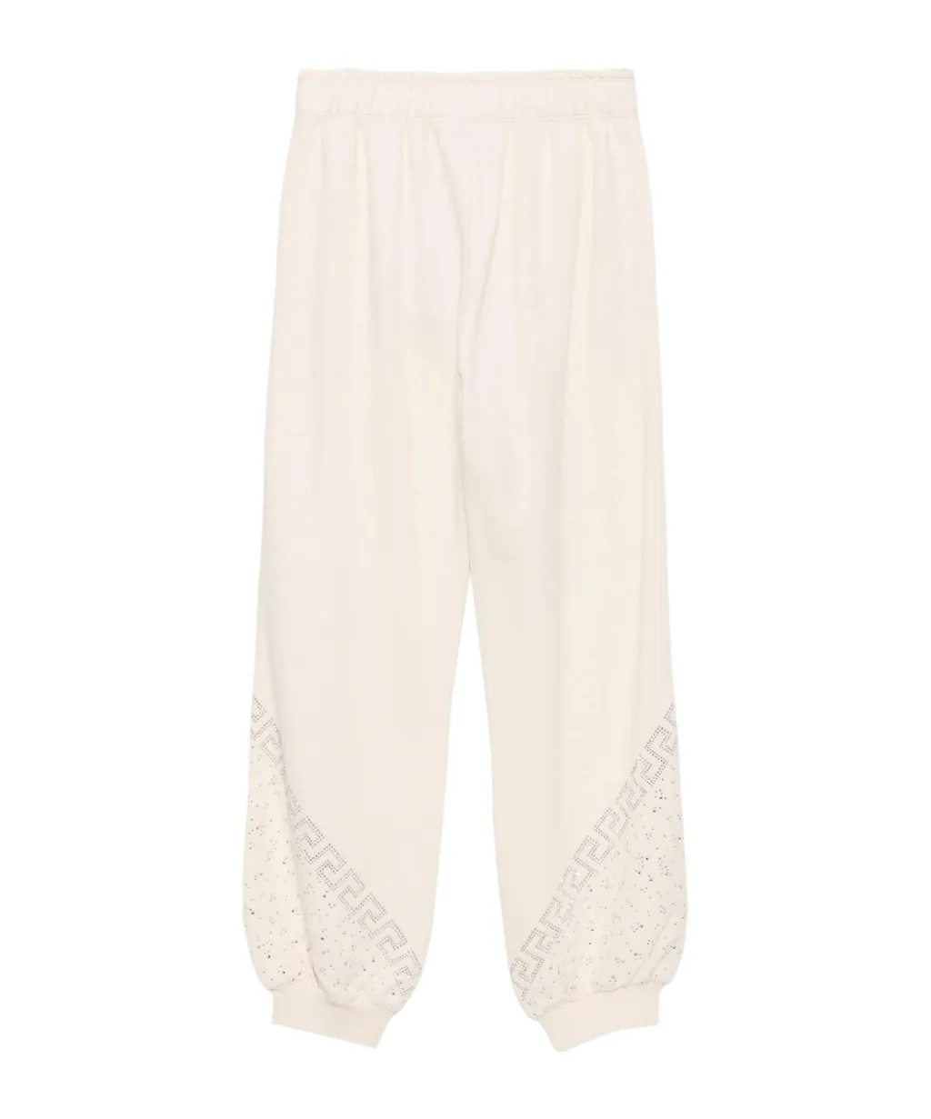 Greca-Embroidered Track Pants