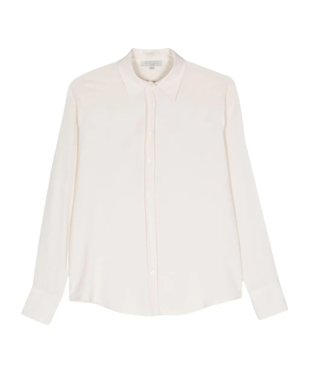 Crepe-Texture Shirt