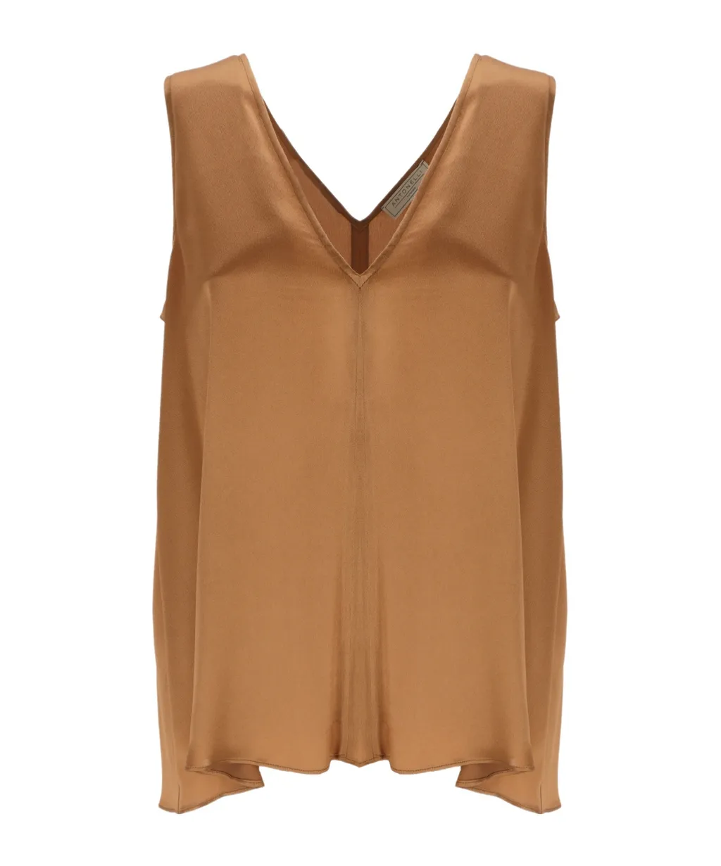 Antonelli Firenze V-Neck Sleeveless Top