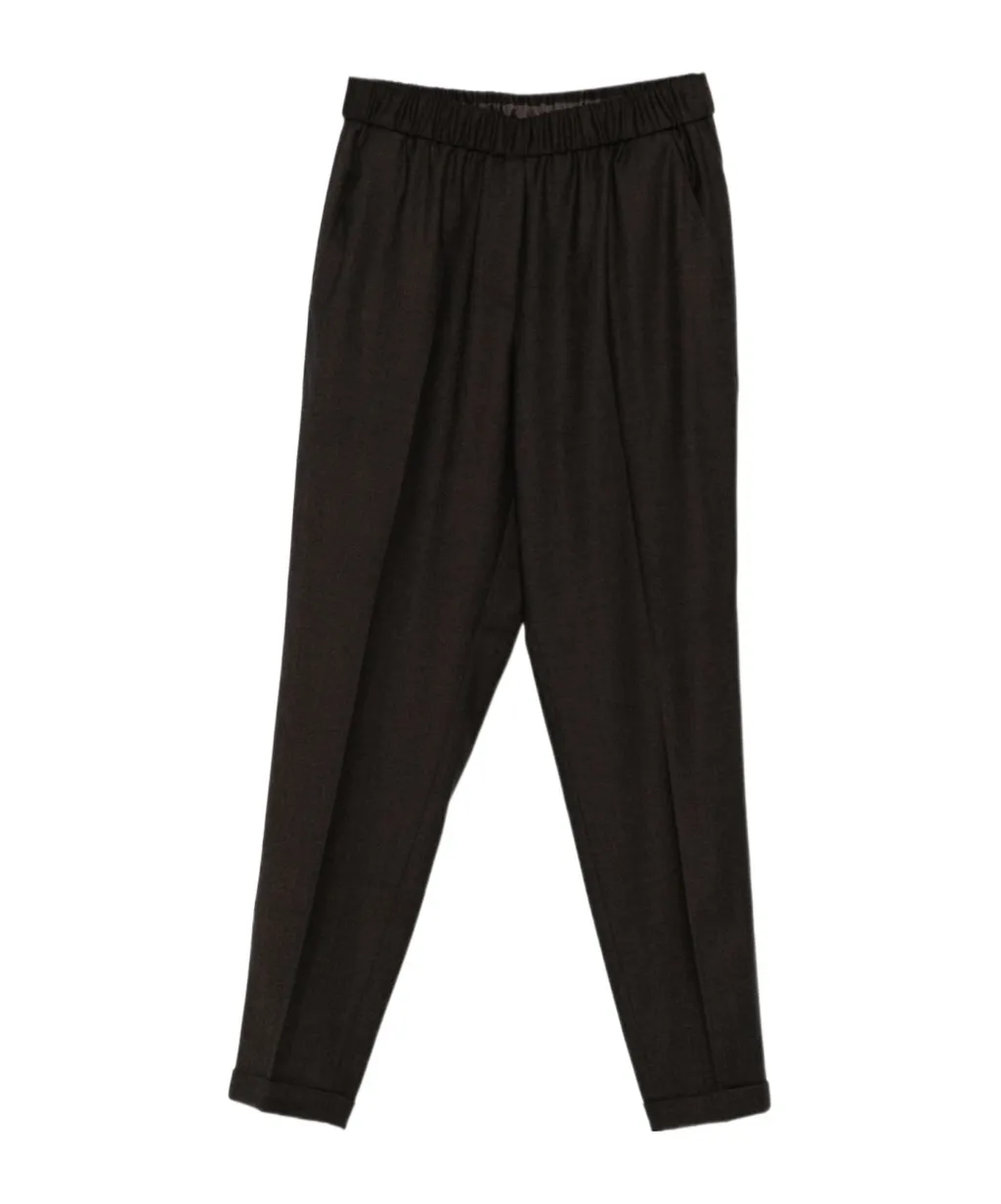 Pleated Details Casual Pants