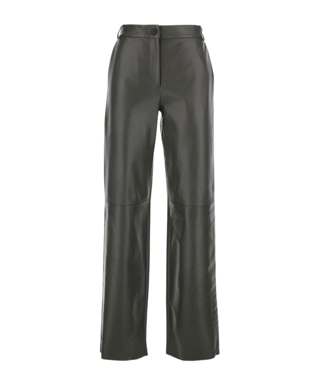 Straight-Leg Casual Pants