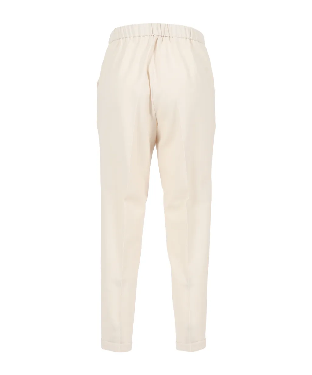 Straight-Leg Casual Pants