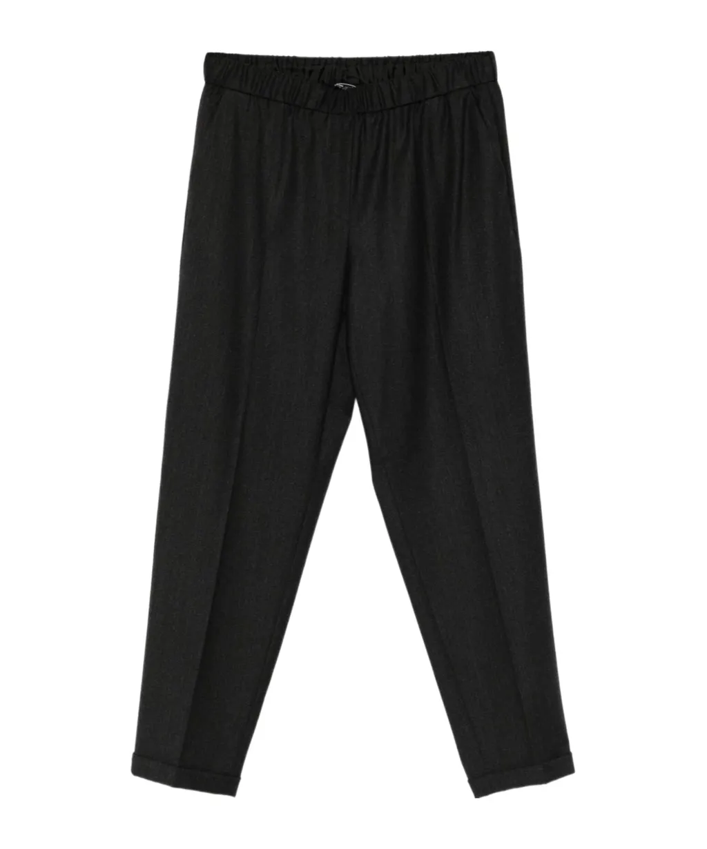 Pleated Details Casual Pants